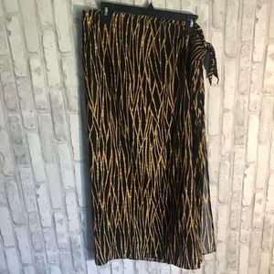 Maxi skirt cover up swing one size